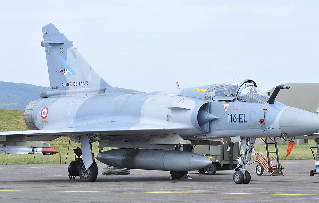 Dassault Mirage 2000-5 of the Armée de l'Air, 116-EL, N° 58